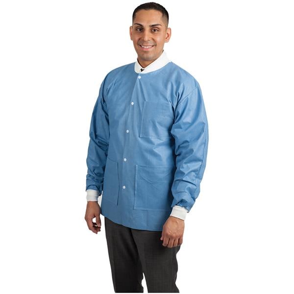 Maxi-Gard Protective Jacket SMS Small Ceil Blue 10/Pk