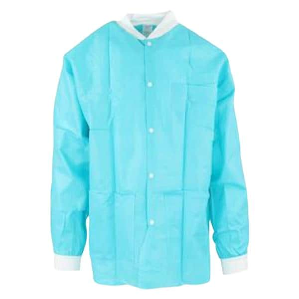 Maxi-Gard Protective Jacket SMS Medium Teal 10/Pk