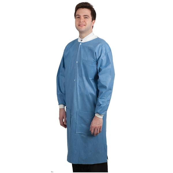 Maxi-Gard Protective Lab Coat SMS X-Large Ceil Blue 10/Pk, 5 PK/CA