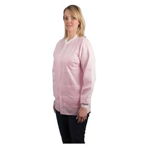 Maxi-Gard Protective Jacket SMS X-Large Light Pink 10/Pk