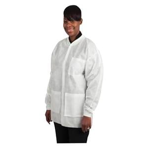 Maxi-Gard Protective Jacket SMS X-Large White 10/Pk