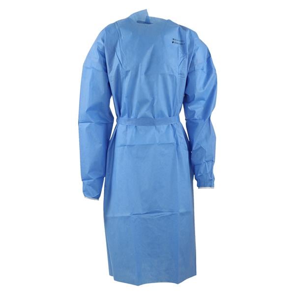 Isolation Gown AAMI Level 2 SMS Medium Blue 10/Bg