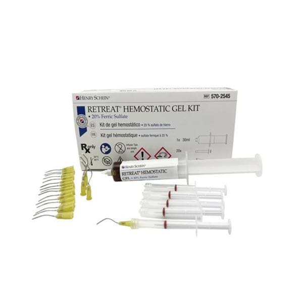 Retreat 20% Ferric Sulfate Gel 30 mL Syringe Kit 30ml