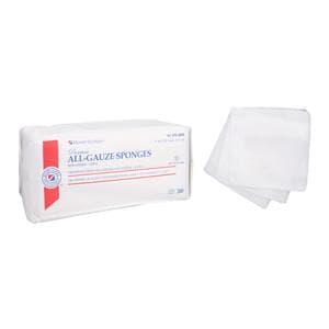 Henry Schein Premium 100% Cotton Premium Gauze 4x4" 4 Ply Non-Sterile, 10 PK/CA