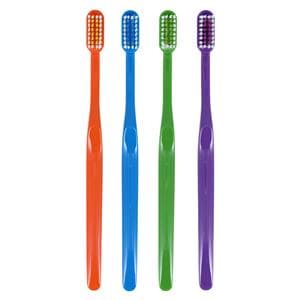 Acclean Toothbrush Adult Straight Compact 4 Colors 144/Bx