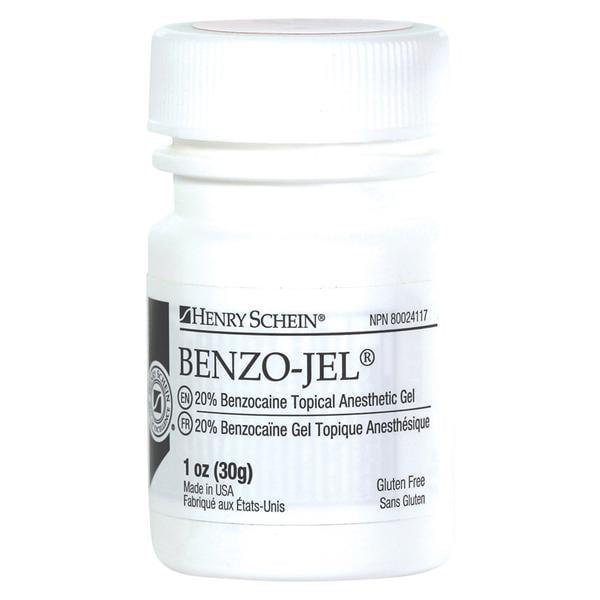 Benzo-Jel Anesthésique topique Gel Menthe 1 oz/pot