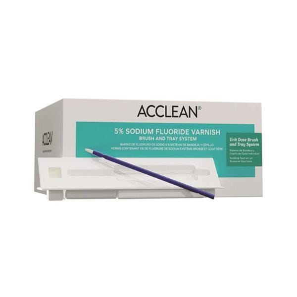 Acclean Varnish 5% Sodium Fluoride 0.4 mL Mint 50/Bx