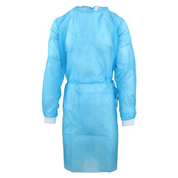 Criterion Cover Gown Polypropylene Medium / Large Blue 10/Pk