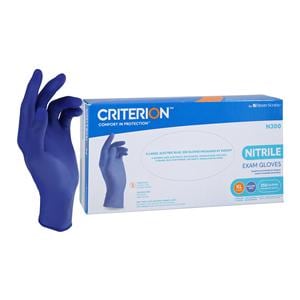 Criterion N300 Nitrile Exam Gloves X-Large Electric Blue Non-Sterile, 10 BX/CA