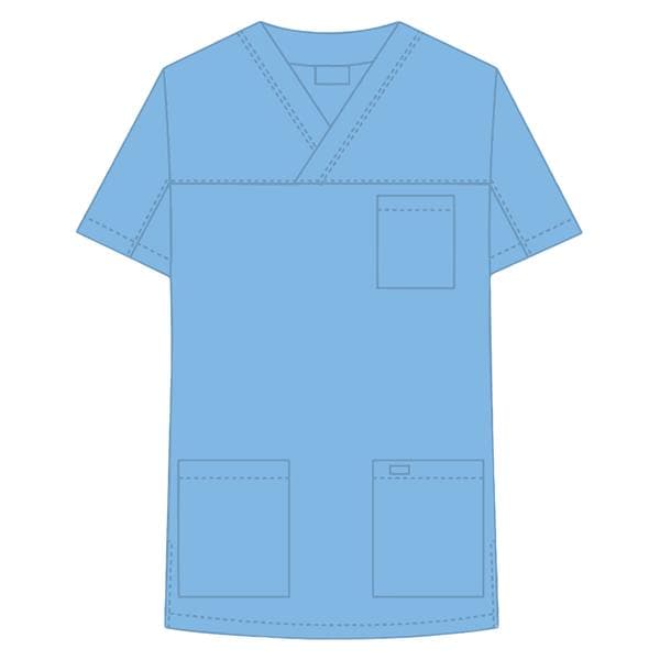 Top Scrub Mobb Unisex Medium Sky Blue Ea