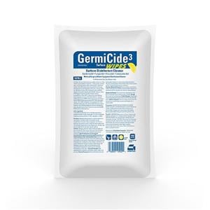 Germicide 3 Wipes Disinfectant Lemon 160/Pk