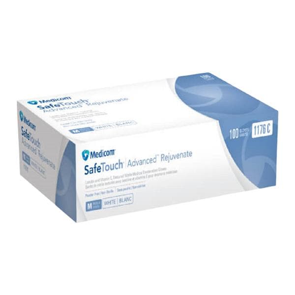 SafeTouch Advanced Rejuvenate Nitrile Gants Très grand Non stérile Blanc 100/bt, 10 BX/CA