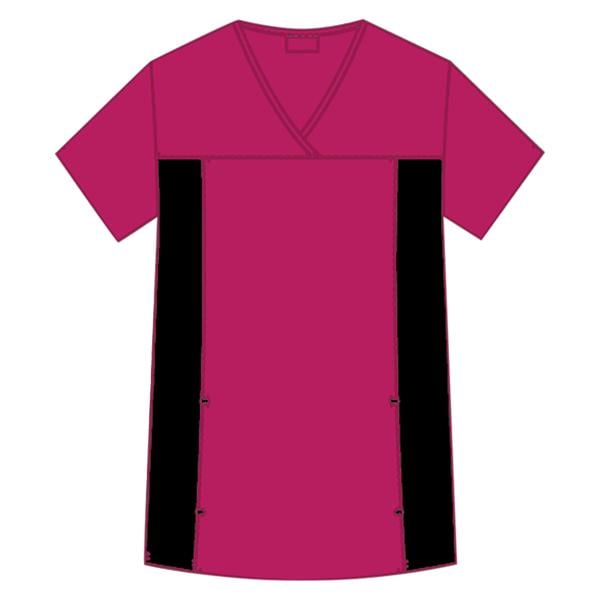 Top Scrub Mobb Womens 2X Large Raspberry Ea