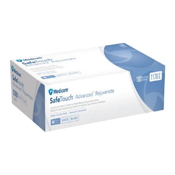 SafeTouch Advanced Rejuvenate Nitrile Gants Grand Non stérile Blanc 100/boîte, 10 BX/CA