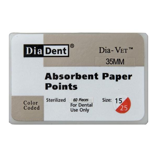 Ptes papier Dia-Vet 60 mm 60/Boîte