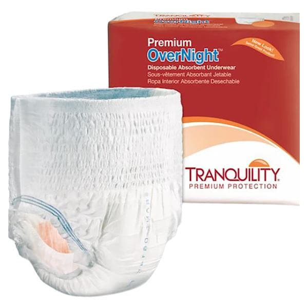 Underwear Tranquility Large 44-54" Overnight White 64/Ca