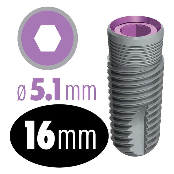 Infinity interne  5.1x16.0mm