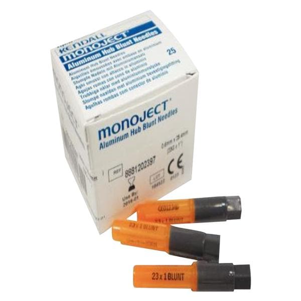 Monoject Needle Cannula 23gx1" Conventional 100/Ca