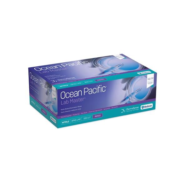 Ocean Pacific Lab Master Nitrile Gants Grand Non stérile Violet 200/boîte