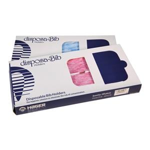 Disposa-Bib Bib Holder Disposable Floral Pink 200/Bx