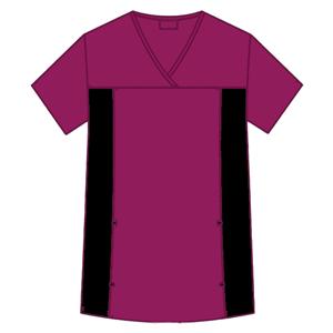 Top Scrub Mobb Womens 2X Large Deep Orchid Ea