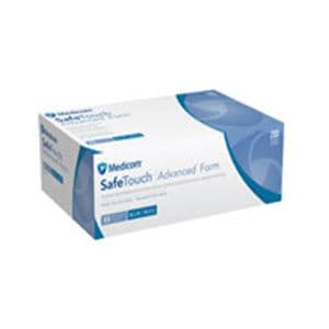 SafeTouch Advanced Form Exam Gloves X-Small Blue Non-Sterile