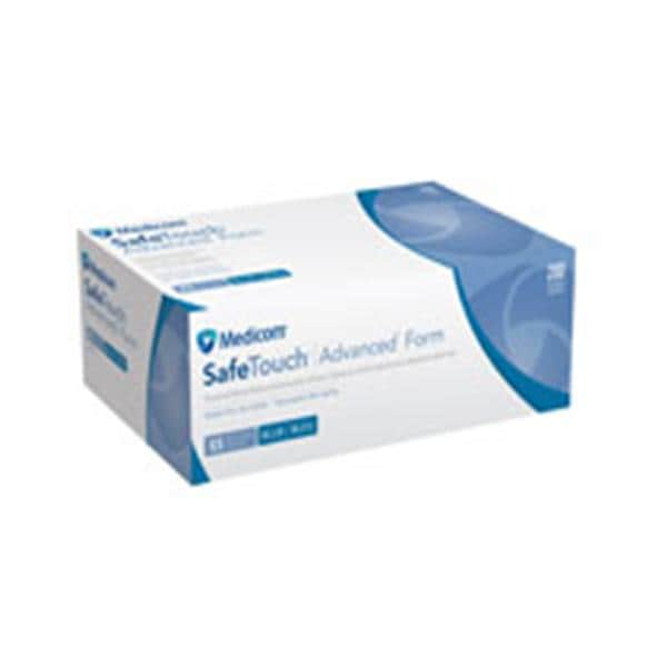 SafeTouch Advanced Form Exam Gloves X-Small Blue Non-Sterile