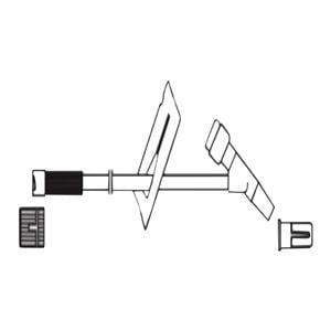 Codan T-Connect Extension Set 5" Y-InjectionSite Fem LL/LS Cnctr 50/Ca