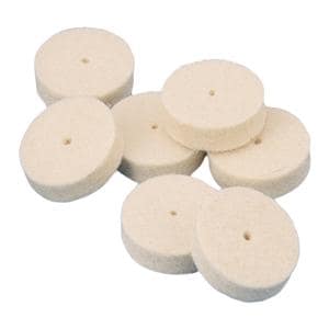 Felt Wheels Soft 1/2 x 1/8" 100/PK