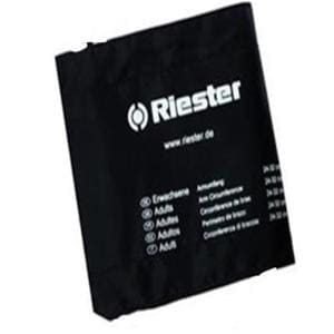 Riester Blood Pressure Cuff Black Latex Free Ea