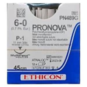 Suture 6-0 Poly P-1 Pronova Blue 18" Monofilament 12/Bx