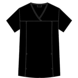 Top Scrub Mobb Womens 2X Large Black Ea