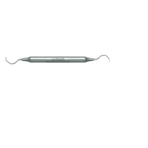 Curette Gracey Double End DuraLite Round Stainless Steel Ea