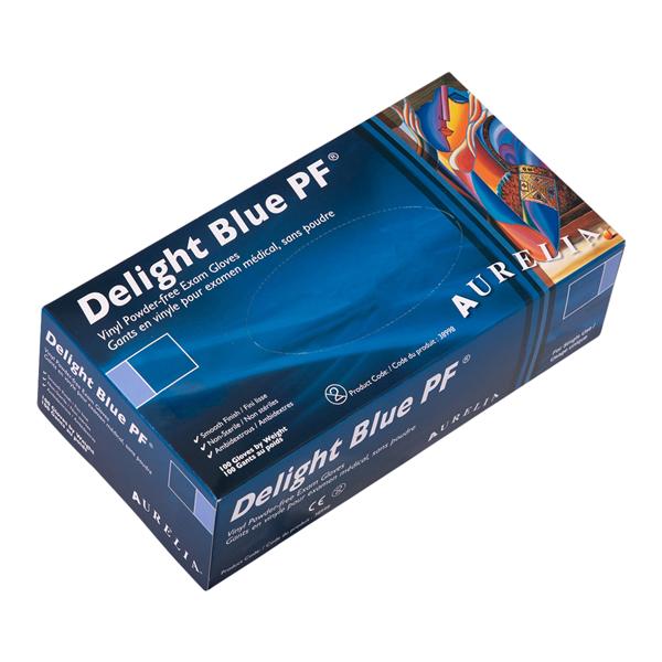 Aurelia Exam Gloves Large Blue Non-Sterile