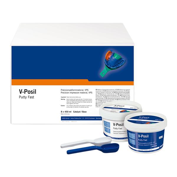 V-Posil Impression Material Fast Set 450 mL Putty Package 2/Pk