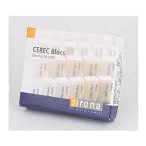 CEREC Blocs C Milling Blocks 10 A2C For CEREC 8/Pk