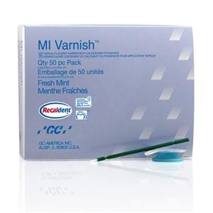 Vernis Unidose Fluorure 0,4 mL Menthe Avec 50 applicateurs jetables 50/boîte