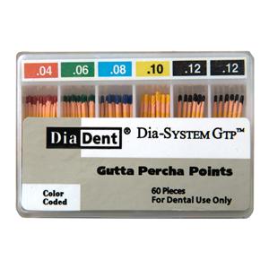 Dia-SystemGTP Gutta Percha Points Size 25 60/Bx