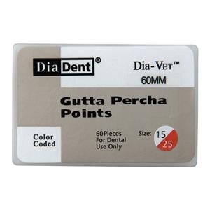 Dia-Vet Gutta Percha Points 60/Bx