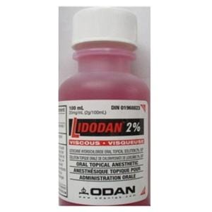 Lidocaine Topical Solution 2% Topical Anesthetic Bottle 100mL Ea