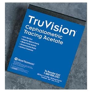 TruVision Cephalometric Tracing Paper 8 in x 10 in Ea