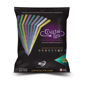 Crystal Tip Embout Air/eau Assortis Jetable 250/paquet