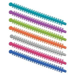 Ortho Technology Ligature Ties on Sticks 0.115 in Latex-Free Fuschia 1008/Pk