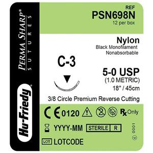 Suture PermaSharp Nylon 698N 12/Boîte