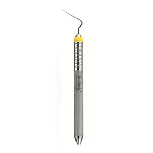 Endodontic Spreader Single End Satin Steel Yellow Ea