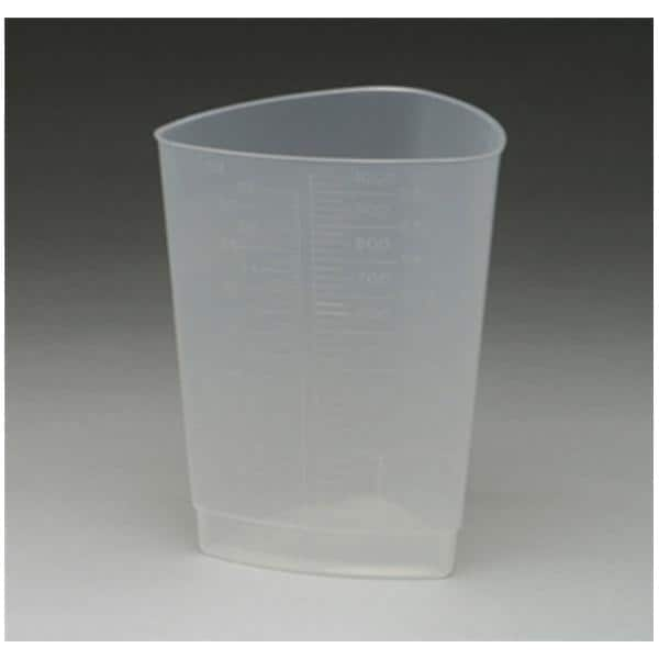 Graduated Container Plastic Translucent Reusable, 200 EA/CA