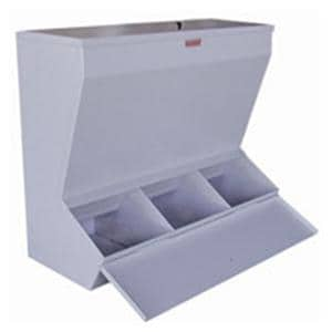 Stone & Plaster Bin Plaster Traps/Bins 3 Compartments Ea