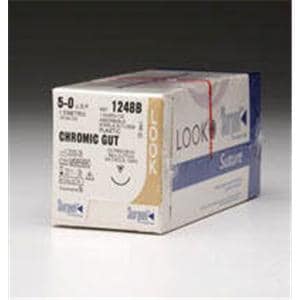 Suture catgut chrom C-1 12 po 12/Boîte