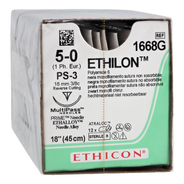 Ethilon Mono PS-3 5-0 noire 12/Boîte