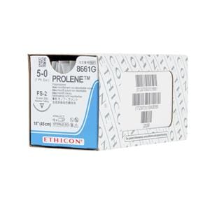 Prolene Suture 5-0 Polypropylene FS-2 Blue 18" Monofilament 12/Bx